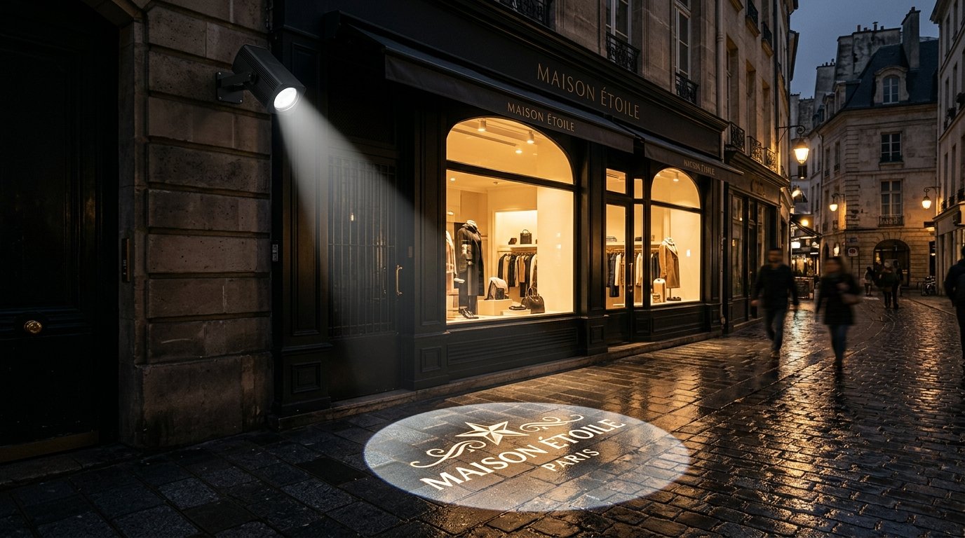 Ambiance nocturne projection logo